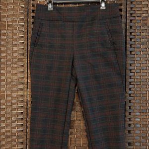 Plaid Ankle Pants
